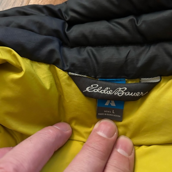 Eddie Bauer lot of 2 Dark Blue Gore tex parka 800fp StormDown - Picture 11 of 13